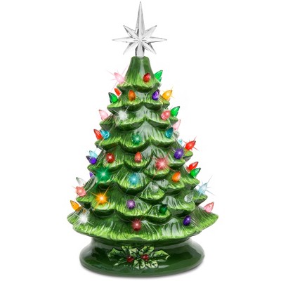 Mr. Christmas Animated Nostalgic Ceramic LED White Christmas Tree - 14