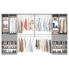 Aheaplus 117.8" Closet System with Wood Drawers, Shoe Racks, Hanging Rods - 4 of 4