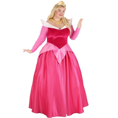HalloweenCostumes.com Women's Disney Sleeping Beauty Plus Size Costume Dress | Princess Aurora Pink Dress Gown | Disney Princess Plus Size Cosplay Outfit