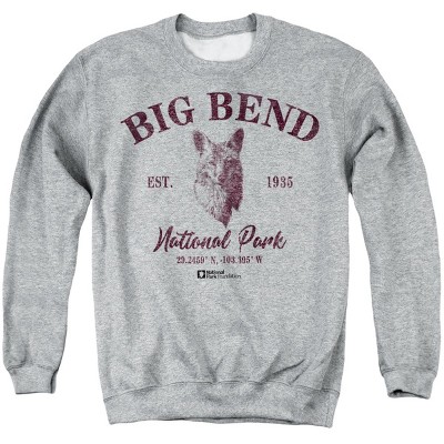 Men's Big Bend National Park Coyote Icon Crewneck Sweatshirt