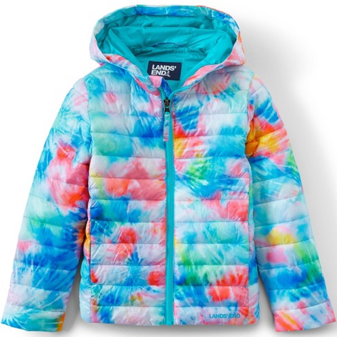 Lands End Kids Thermoplume Packable Hooded Jacket 2x Large