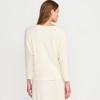 Lands' End Women's 3/4 Sleeve Cozy Rib Dolman Top - 2 of 4
