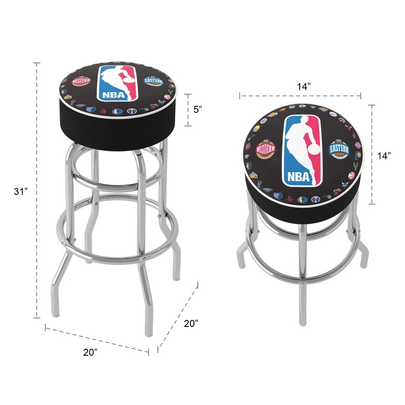 Trademark Gameroom-NBA Logo Stool, 4 of 6