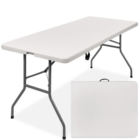 4/6FT Folding Table Aluminum Height Adjustable Portable Outdoor Camping Table US 