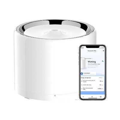 Stainless Steel Wireless Pet Water Fountain with LED Indicator