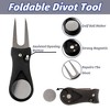 Aoibox 3-in-1 Golf Accessories Kit with Microfiber Towel, Club Brush & Divot Repair Tool - Essential Golfing Gear for Players - 4 of 4
