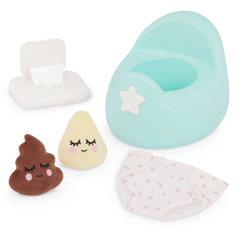 LullaBaby Doll Musical Potty Training Accessory Set, 1 of 8