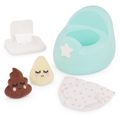 LullaBaby Doll Musical Potty Training Accessory Set Baby Infant 
