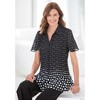 Woman Within Plus Size Blouse In Crinkle Georgette - 4 of 4