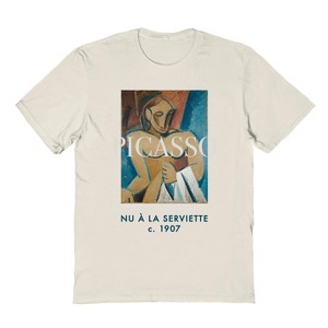 Pierce Archive Men's Picasso Nude With Towel Short Sleeve Graphic Cotton T-shirt - 1 of 1