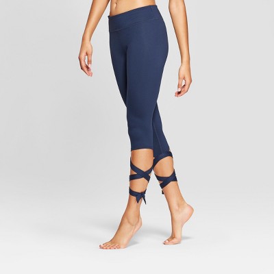 Women's High-Waisted Macrame Capri Leggings - JoyLab™ Black XS – Target  Inventory Checker – BrickSeek