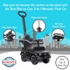 Best Ride On Cars Kids Outdoor Stroller Mercedes G-Wagon 3-in-1 Push Car with Detachable Handle, Safety Rails, and Working Horn - 2 of 4