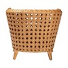 bali & pari Daiwa Ratan Accent Chair Light Honey - 4 of 4
