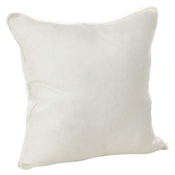 20"x20" Oversize Pom-Pom Design Square Throw Pillow - Saro Lifestyle