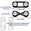 Itopfox 12PC Quick Release Bumper Clips for Front & Rear Bumpers Trunks Fenders Hatches, Hoods - Durable Aluminum Alloy with Custom NBR Rubber Rings - 4 of 4