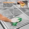 winado 2 Compartment 304 Stainless Steel Sink With Right Side Drainboard - 4 of 4