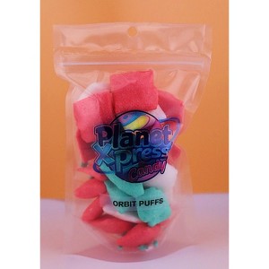 Planet Xpress Orbit Puffs – Freeze-Dried Puffy Candy Bites – Sweet, Airy, and Crunchy Space-Themed Snack – Shelf-Stable, No Refrigeration Needed - 1 of 4