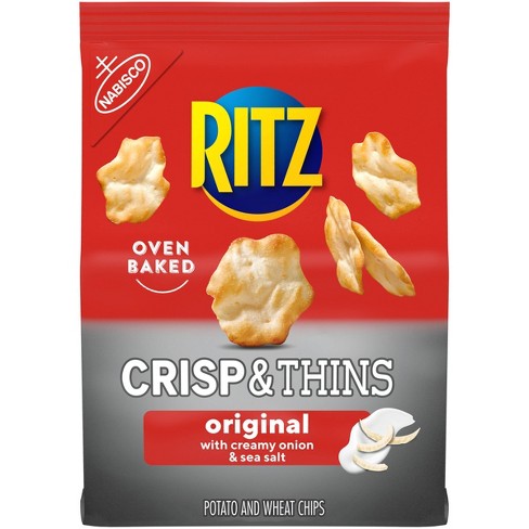 Ritz Crisp & Thins Sea Salt Potato And Wheat Chips - 7.1oz - image 1 of 4