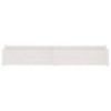 vidaXL Planter Outdoor Patio Raised Garden Bed Flower Box Solid Wood Pine White 2 pcs - 4 of 4