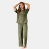 Women's Cozy Olive Green Loungewear Set -Cupshe - 4 of 4