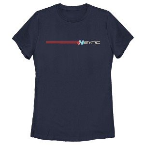 Women's NSYNC Retro Band Stripe T-Shirt - 1 of 4