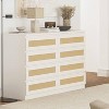 Zstar 8 Drawer Double Dresser for Bedroom, Living Room, Entryway, Hallway - 3 of 4