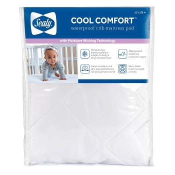 Sealy Cool Comfort Waterproof Crib & Toddler Mattress Pad