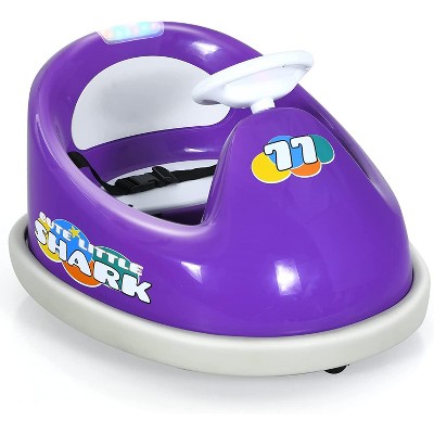 Infans Kids Ride On Car, 6V Bumper Car Electric Vehicles with 2 Driving Modes Purple