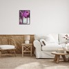 Stupell Industries I Am Enough Inspirational Phrase Purple Pink Flowers, 16" x 20" - 2 of 4