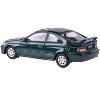 1999 Honda Civic Si EM1 Clover Green Pearl Metallic with Sunroof 1/64 Diecast Model Car by Paragon Models - 3 of 4