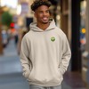 Dalix Alien Embroidery Relaxed Hoodie Soft Fleece Sweatshirt Fit Lounge Mens - 3 of 4