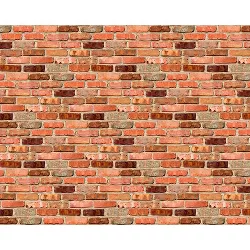 Fadeless Designs Paper Roll, Reclaimed Brick, 48 Inches x 12 Feet