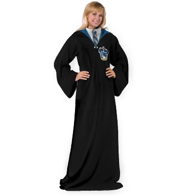 The Northwest Company Harry Potter Hogwarts RAVENCLAW RULES Comfy Throw, Black