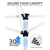 Garvee 10x10 Ft Heavy-Duty Pop-Up Canopy Tent, One-Person Instant Setup, No Removable Sidewalls, Commercial-Grade Shelter for Outdoor Events - 4 of 4