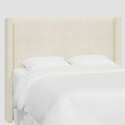 Full Austin Wingback Headboard in Tweed Milsap Canvas - Threshold™: Pine Frame, Box Spring Required