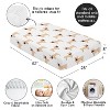 Sweet Jojo Designs Boy, Girl, Unisex/Gender Neutral Baby Fitted Crib Sheet Cartoon Puppy Beige and White - 4 of 4