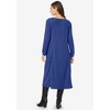 Woman Within Plus Size Petite Thermal Knit A-Line Dress - 3 of 4