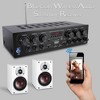 Pyle PTA62BT.5 750 Watt 6 Channel Compact Wireless Bluetooth Home Audio Amplifier Stereo Receiver Sound System with Microphone Inputs and Remote - 4 of 4