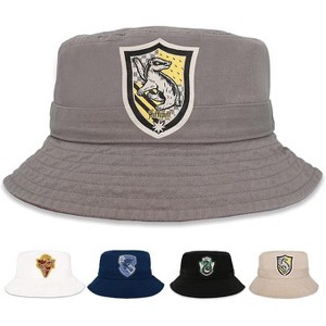 Harry Potter Bucket Hat for Kids, Boy and Girl Sun Hat Ages 4-7 Years 100% Cotton for Summer Teen Youth Beach Hat - 1 of 4