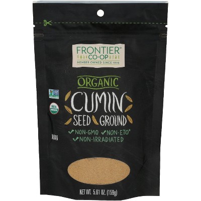 Frontier Natural Products Coop - Cumin Seed - Organic - Ground - Case of 12 - 5.61 oz