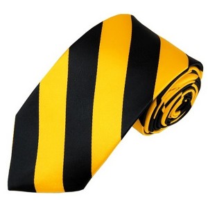 Men's 2.75 W And 58 L Inch With 0.75 Inch Stripe Width College Stripe Slim Woven Necktie - 1 of 3