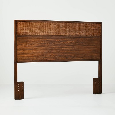Wood & Cane Transitional Headboard - Hearth & Hand™ with Magnolia