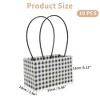 Unique Bargains Florist Gift Packaging Bags with Handle for Birthday Christmas Mother's Day Wedding 10 Pcs - 2 of 4
