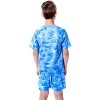 DC Comics Boys' Justice League Digital Camo Superman 2 PC Pajama Set Blue - 2 of 4