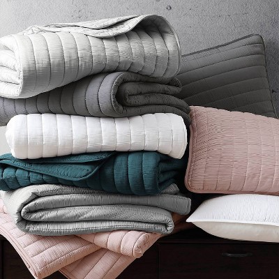 Riverbrook Home 3pc Full/Queen Moonstone Quilt Bedding Set Light Pink: Polyester, Machine Washable, Includes Shams — фото 5