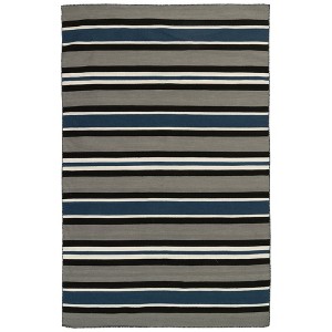 Liora Manne Sorrento Stripes Indoor/Outdoor Rug.. - 1 of 4