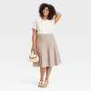 Women's Pleated Midi Sweater Skirt - A New Day™ - 3 of 3