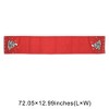 Unique Bargains Christmas Table Runner Red Green White 72"x13" 1 Pc - 3 of 4