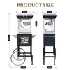 FONTOI 6/8/10/12/16/20 OZ Popcorn Machine with Cart Stainless Steel Kettle Heated Warming Deck and Old Maids Drawer for Easy Cleanup - 3 of 4
