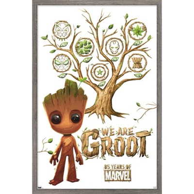Trends International Marvel We Are Groot - Tree Framed Wall Poster Prints